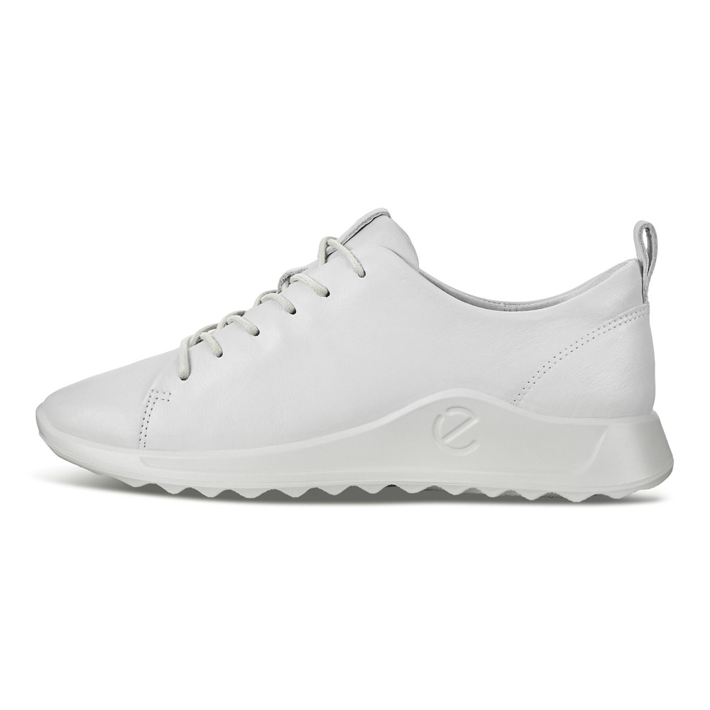 Womens Sneakers - ECCO Flexure Runner - White - 1940NYSVW